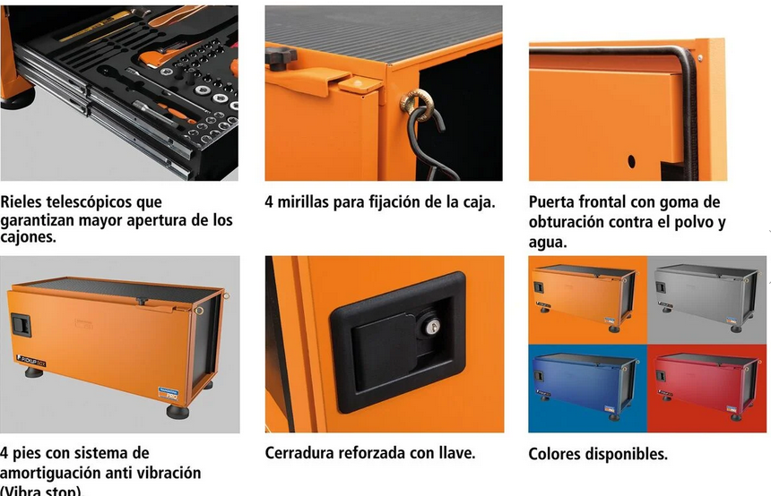 Maletín Porta Herramientas con Ruedas Tramontina PRO